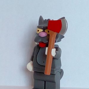 Lego Simpsons Series 1 Scratchy Minifigure