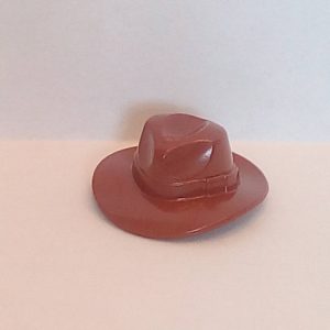 Lego Hat Fedora Brown
