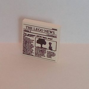 Lego newspaper